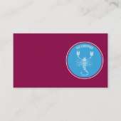 Scorpio-Visitenkarte Visitenkarte (Vorderseite)