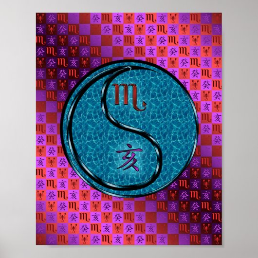 Scorpio & Water Boar Poster (Vorne)