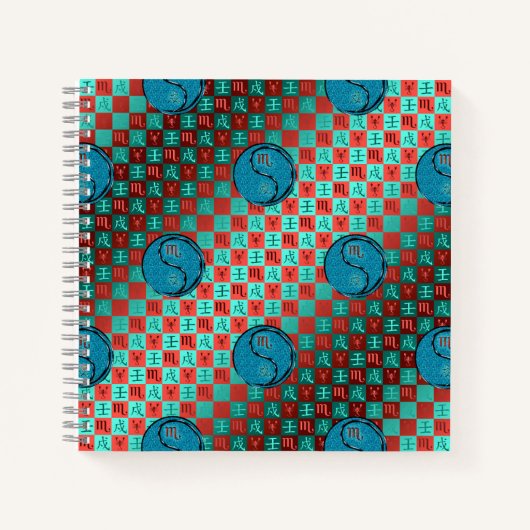 Scorpio & Water Dog Notizblock (Vorderseite)