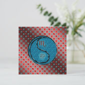 Scorpio & Water Rabbit Karte (Stehend Vorderseite)