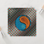 Scorpio & Wood Dog Karte (Vorderseite/Rückseite Beispiel)