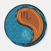 Scorpio & Wood Dog Magnet (Vorne)