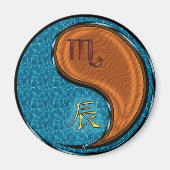 Scorpio & Wood Dragon Magnet (Vorne)