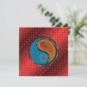 Scorpio & Wood Tiger Karte (Stehend Vorderseite)