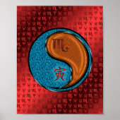 Scorpio & Wood Tiger Poster (Vorne)