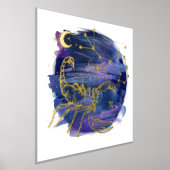 Scorpio-Zeichen des Zodiac-Geburtsdatums Foliendrucke (Ablage )