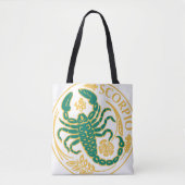 Scorpio Zeichen des Zodiaks auf Tasche (Vorderseite)