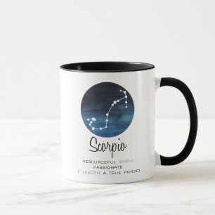 Scorpio-Zeichen, Konstellation, Zodiac-Kaffee Tasse