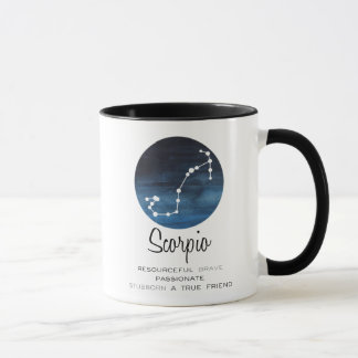 Scorpio-Zeichen, Konstellation, Zodiac-Kaffee Tasse