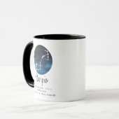 Scorpio-Zeichen, Konstellation, Zodiac-Kaffee Tasse (Vorderseite Links)