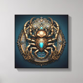 Scorpio Zodiac Art Canvas – Mechanica Astralis Leinwanddruck (Vorderseite)