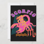 Scorpio Zodiac Art Lover Geschenk | Perfekte Gesch Ankündigung (Vorderseite)