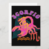 Scorpio Zodiac Art Lover Geschenk | Perfekte Gesch Ankündigung (Vorne/Hinten)