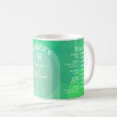 Scorpio Zodiac Astrologie Foto Custom Geburtsdatum Kaffeetasse (VorderseiteRechts)