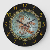 Scorpio Zodiac Astrologie Große Uhr (Vorderseite)