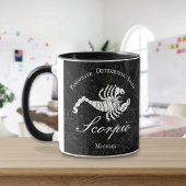 Scorpio Zodiac Astrologie Persönlichkeit Schwarz C Tasse