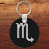 Scorpio Zodiac Astrologie Schlüsselanhänger (Vorderseite)