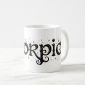 Scorpio Zodiac Astrologie Tasse (VorderseiteRechts)