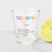 Scorpio Zodiac Astrology Website Search Result Schnapsglas (Vorderseite)