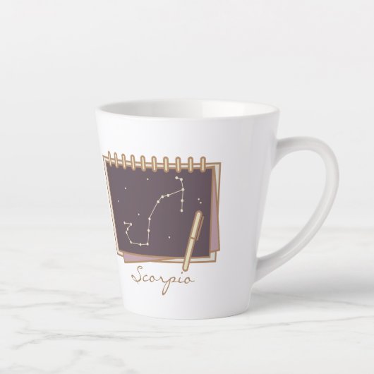 Scorpio Zodiac Boho Tasse (Rechts)