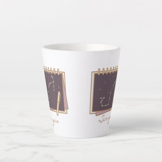 Scorpio Zodiac Boho Tasse (Vorderseite)