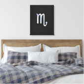 Scorpio Zodiac Chrom wie Schild schwarze Schlangen (Insitu (Schlafzimmer))
