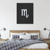 Scorpio Zodiac Chrom wie Schild schwarze Schlangen (Insitu (Schlafzimmer))