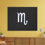 Scorpio Zodiac Chrom wie Schild schwarze Schlangen (Insitu (Wohnzimmer))
