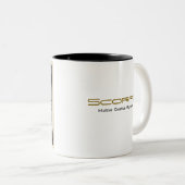 Scorpio Zodiac Coffee Tasse Retro (VorderseiteRechts)