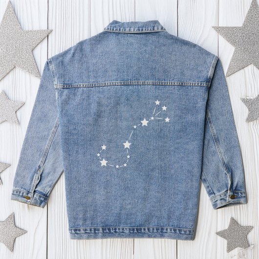 Scorpio Zodiac Constellation Jeansjacke