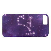 Scorpio Zodiac Constellation Phone Case (Rückseite (Horizontal))