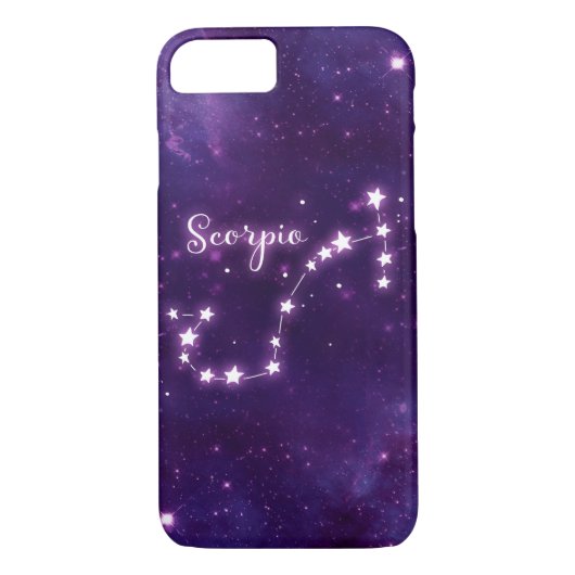 Scorpio Zodiac Constellation Phone Case (Rückseite)