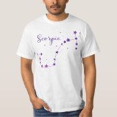 Scorpio Zodiac Constellation T - Shirt (Vorderseite)
