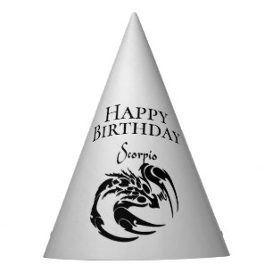 Scorpio Zodiac Geburtstagsfeier Partyhütchen