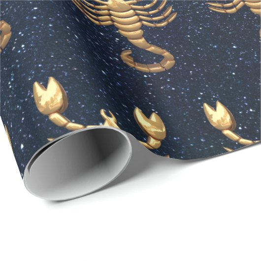 Scorpio Zodiac Geschenkpapier (Rolleneckpunkt)