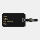 Scorpio - Zodiac Horoskop - Scorpion Gepäckanhänger (Rückseite horizontal)