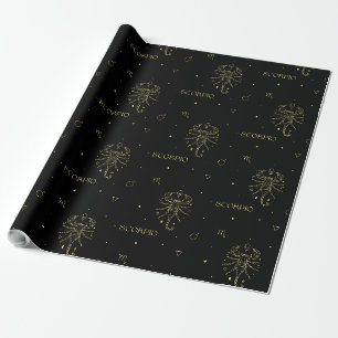 Scorpio zodiac Horoskop Sternzeichen Geschenkpapier