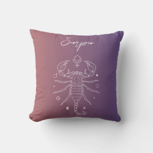 Scorpio zodiac Horoskop Sternzeichen Kissen