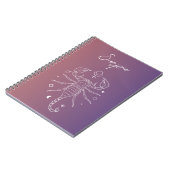 Scorpio zodiac Horoskop Sternzeichen Notizblock (Linke Seite)