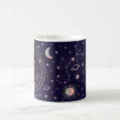 Scorpio zodiac Horoskop witzige Ernährungsfakte Kaffeetasse (Mittel)