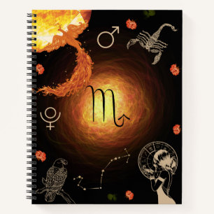 Scorpio Zodiac Journal Notizblock