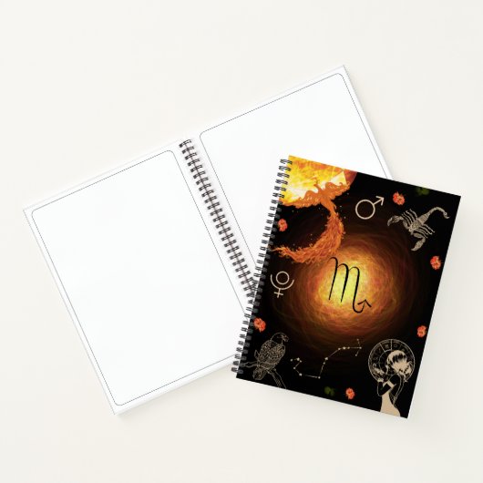 Scorpio Zodiac Journal Notizblock (Innenseite)
