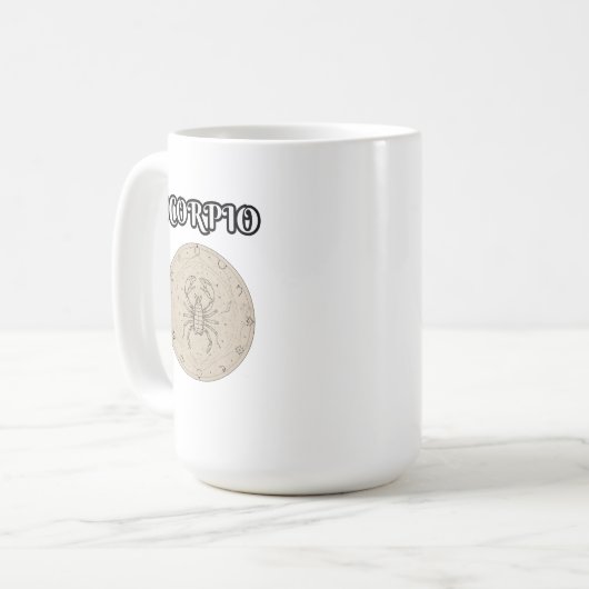 scorpio zodiac kaffeetasse (Vorderseite Links)