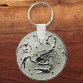 Scorpio Zodiac Russian Coin Schlüsselanhänger (Vorderseite)