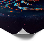 Scorpio Zodiac Sign - AI Poster (Ecke)