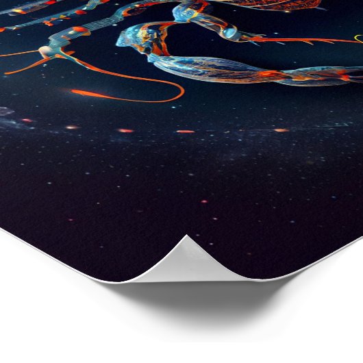 Scorpio Zodiac Sign - AI Poster (Ecke)