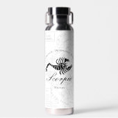 Scorpio Zodiac Sign Astrologie Individuelle Name W Trinkflasche (Vorne)