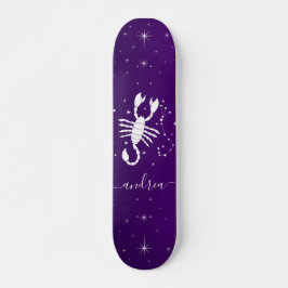 Scorpio Zodiac Sign Astrologie Lila Horoskop Skateboard