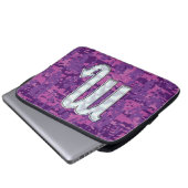 Scorpio Zodiac Sign auf Fuchsia Digitale Camouflag Laptopschutzhülle (Vorne Knopf)
