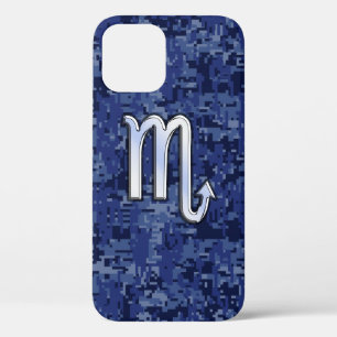Scorpio Zodiac Sign auf Navy Blue Camouflage Case-Mate iPhone Hülle